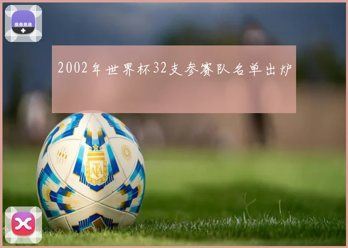 2002年世界杯32支参赛队名单出炉